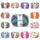 Rainbowmix Merino Wool Yarn For Knitting 197yds 3 5oz Worsted Weight 1 Ball