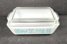 Vintage Pyrex Amish Butterprint 1 1 2 Qt  Refrigerator Dish W lid  0503