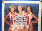 Budweiser Beer Bikini Girls  wish They All Could Be  1987 Calendar Poster 24x30