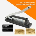 Heavy Duty H8-kit1 Bench Hose Crimper Tool For 1 4 -3 8  Id Hoses W 100 Ferrules
