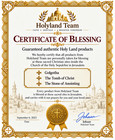 3 Bundles Red Orthodox Prayer Candles Jesus Christ Icon Holy Land Jerusalem