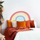 Colorful Rainbow Removable Wall Fabric Decal Set Sticker Baby Bed Room Decor 