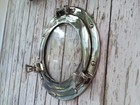 11  Porthole Glass W  Chrome Finish  Working Ship Cabin Window  Nautical Decor