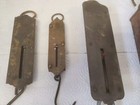 4 Small Hanging Scale Brass Faced Hanson 890   Lander s Chatillon Industrial 