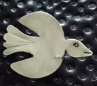 Antique Navajo Native American Sterling Silver C Clasp Eagle Pin
