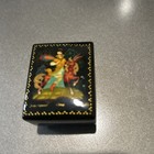 Russian Lacquer Box Hand Painted 