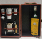  Trav-l-bar Portable Cocktail Bar Set Mcm Travel Liquor Case Cutty Sark