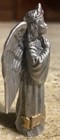 Vintage Hudson Pewter February Birthday  birthstone Angel Figurine 1995   2 5   