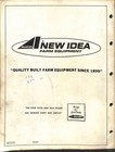 New Idea 216 Flail Pto Manure Spreader Operator s Manual S-304 1968