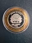 Las Vegas Club 2001 Casino  10 Gaming Token  999 Fine Silver Cs 1