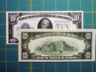 Reproduction King Of Silver  10 1933 Silver Cert  Us Paper Money Currency Copy