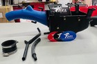 Fuel Customs Intake Air Filter Kit W  Air Box Blue Yamaha Raptor 700 All Years
