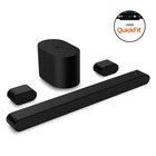 Vizio 5 1 Dolby Atmos Soundbar System W  Wireless Subwoofer   Rear Speakers  Qui