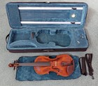 Restored Antique Jacobus Stainer 4 4 Violin Lion s Head Scroll W case Circa 1900