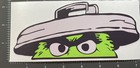 Pair Jdm Drift Oscar The Grouch 7  Wide Vinyl Decal Sticker Funny Car Truck Suv