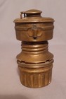 Shanklin Mfg Guy s Dropper Miners Carbide Brass Lantern Head Lamp Light Antique
