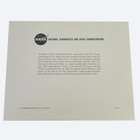 Vintage 1972 Nasa Apollo 16 John Young Flag Salute Litho Gpo Press Photo 8x10