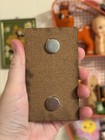 Vintage Inspired Retro Crewel Style Flower Power Wooden Magnet 70s