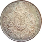 Mexico 1 Peso Mo 1866 Maximilian Empire  Pcgs Ms61  Km  388 1