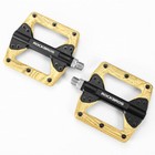 Rockbros Aluminum Nylon Bike Pedals Wood Grain Bearing Anti-slip Bicycle Pedals