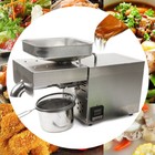 610w Automatic Oil Press Machine Hot Cold Oil Extractor Stainless Steel