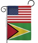 Guyana Us Friendship Garden Flag Regional Decorative Gift Yard House Banner