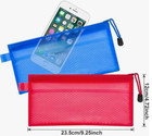 16pcs Pencil Pen Case Zipper Pouch Cosmetic Bag Storage Stationery Waterproof Us