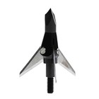 Black Swhacker Levi Morgan 3-blade Broadhead 1 25  100 Grain - 3 Pack