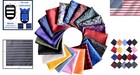 20 Pack Men s Pocket Squares Handkerchiefs Set Assorted Colors   Styles