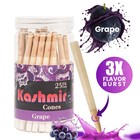 Kashmir Pre Rolled Cones Flavored 1 1 4 Grape Rolling Papers Cone 25 Count 3 Jar