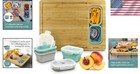 17  Stylish Bamboo Cutting Board With Collapsible Containers For Kitchen Use