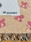 Vintage Winnie The Pooh   Bee Woven Tapestry Throw Blanket Disney Fringe Afghan
