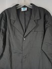 Adar New Unisex Large Black Doctor Nurse Multiple Pockets Consultation Coat