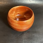Polished Hawaiian Kamani Koa Wood Bowl  5in Diameter