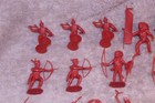 Marx 28 Pc Fort Apache Indians Red 1 32 Five Figures Are Partially Broke