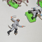 Vintage 1971 Britains Deetails Civil War Toy Soldiers Lot Horses Calvary