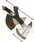 Custom Forged Damascus Full Tang Axe Hatchet Tomahawk Knife With Sheet 13 5    
