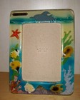 Vintage Lucite Ocean Myrtle Beach Nautical Picture Frame 4  X6  Fish Dolphin