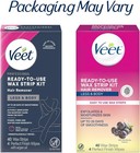 Veet Sugar Wax Strips For Women s Body Hair Removal  Bikini Hair Removal Kit  Pu