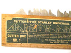 Antique Stanley Universal Wood Plane No  55 Set No  1 Cutters Cabinetmaker Tool