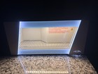 Red Bull Mini Fridge Bar Back Countertop Rare Slanted Window
