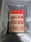 1940 Cornell Vs  Dartmouth  fifth Down  Game Ticket Stub - 1 1  Psa 2  mk 