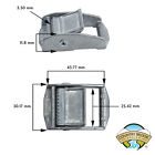 1 Inch Nickle Plated Press Cam Buckles Closeout  100 Pack