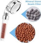 Filtration Stone Beads Filter For Filtered Shower Head  Color  Red Gray