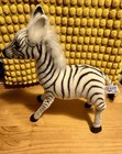Hansa 12  Handcrafted Realistic Zebra Plush Excellent Condition