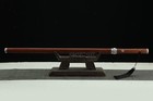39       Damascus Steel Sanmai Blade Chinese Sword Tang Jian White Bronze Fittings