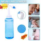 Nasal Flush Kit Neti Pot Sinus Rinse Nose Wash Bottle 300 500ml Saline R0t3