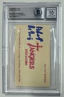 Robert De Niro Signed Tangiers Casino Business Card Beckett Witnessed Auto 10