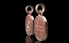 14k Solid Rose Gold Saint Michael Double Sided Pendant   St Michael Protect Us