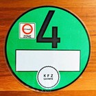 Adhesive Film Car Euro 4 Environmental Badge     Green     Fun Plaque     Fine Dust Plaque    